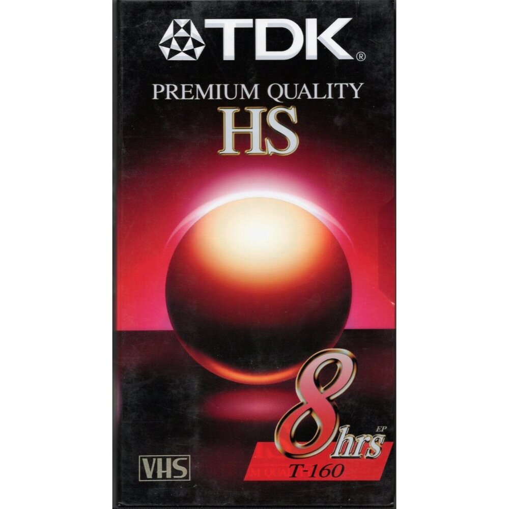 3 Sealed VHS Blank Video Tapes TDK & Fuji
